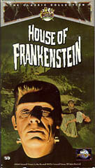 House of Frankenstein video box cover